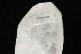 Large, Glassy Quartz Crystal on Metal Stand - Brazil #206905-5